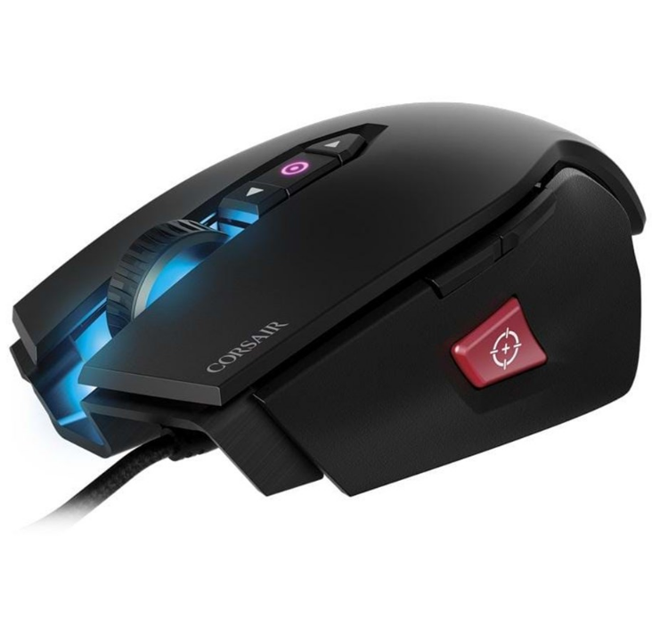 Corsair Gaming M65 PRO RGB - 黑色 - 游戏鼠标 - 光学 - 8 个按钮 - 黑色带 RGB 灯