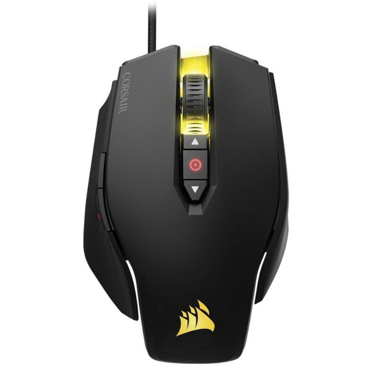 Corsair Gaming M65 PRO RGB - 黑色 - 游戏鼠标 - 光学 - 8 个按钮 - 黑色带 RGB 灯