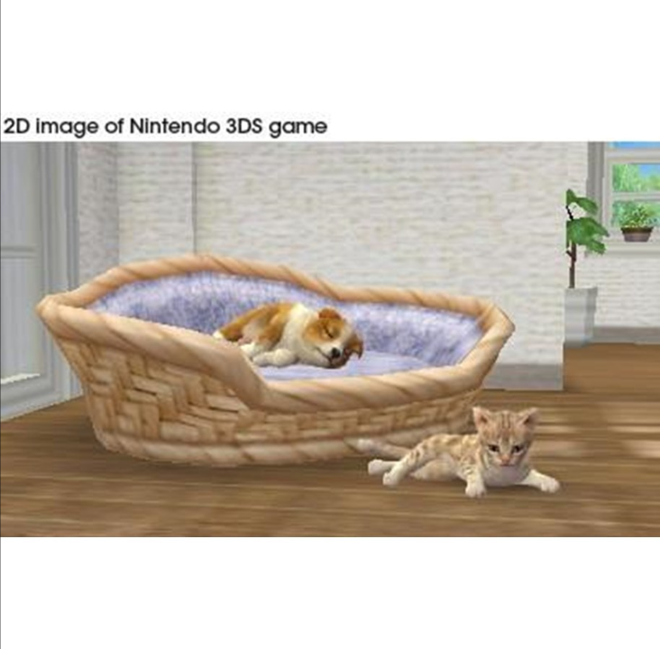 Dogs + Cats: Golden Retriever & New Friends - Nintendo 3DS - Simulation - pets