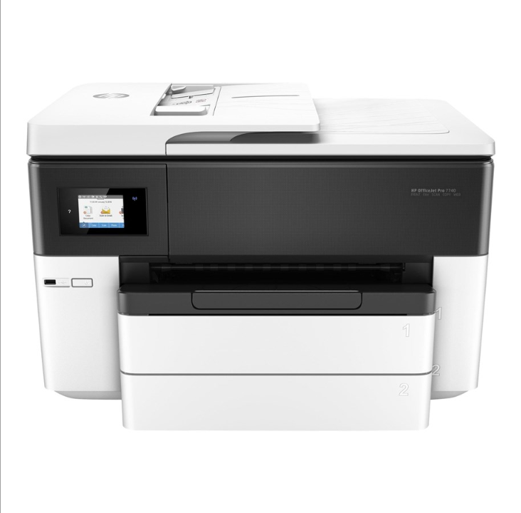 HP Officejet Pro 7740 A3 All-in-One Inkjet Printer Multifunction with Fax - Color - Ink