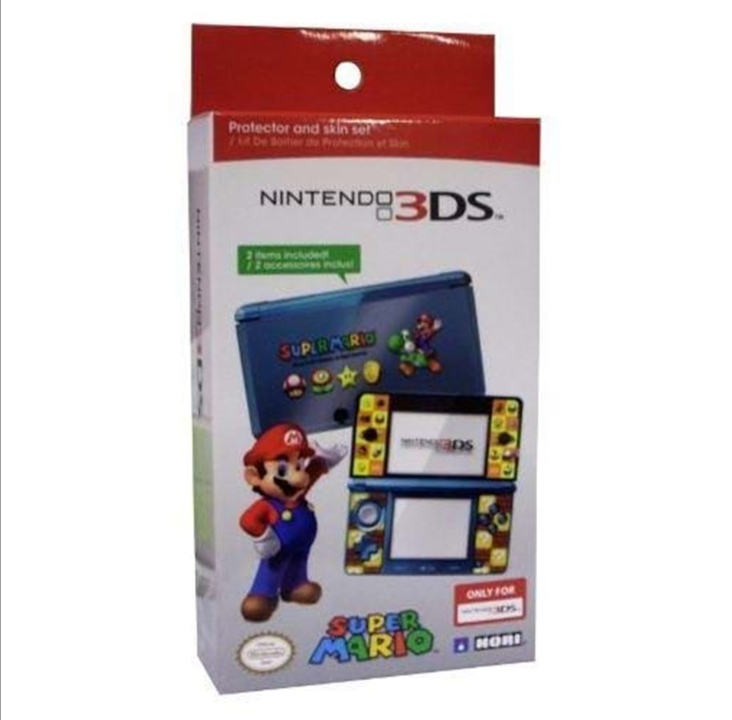 HORI 3DS Mario Protector and Skin Set - Accessories for game console - Nintendo 3DS