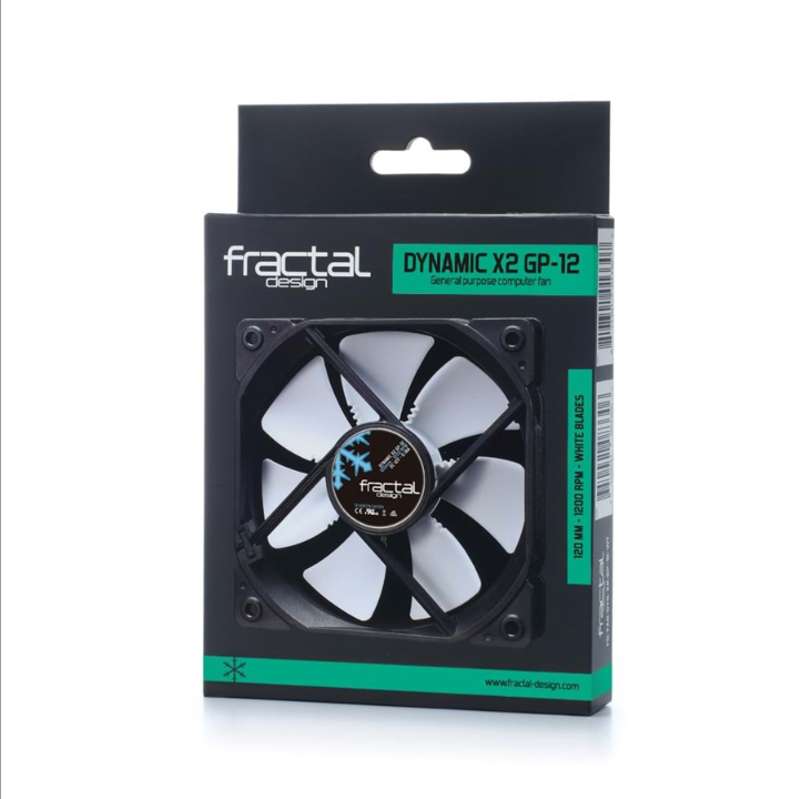 Fractal Design Fan Dynamic X2 GP-12 - Chassis fan - 120mm - Black - 19 dBA