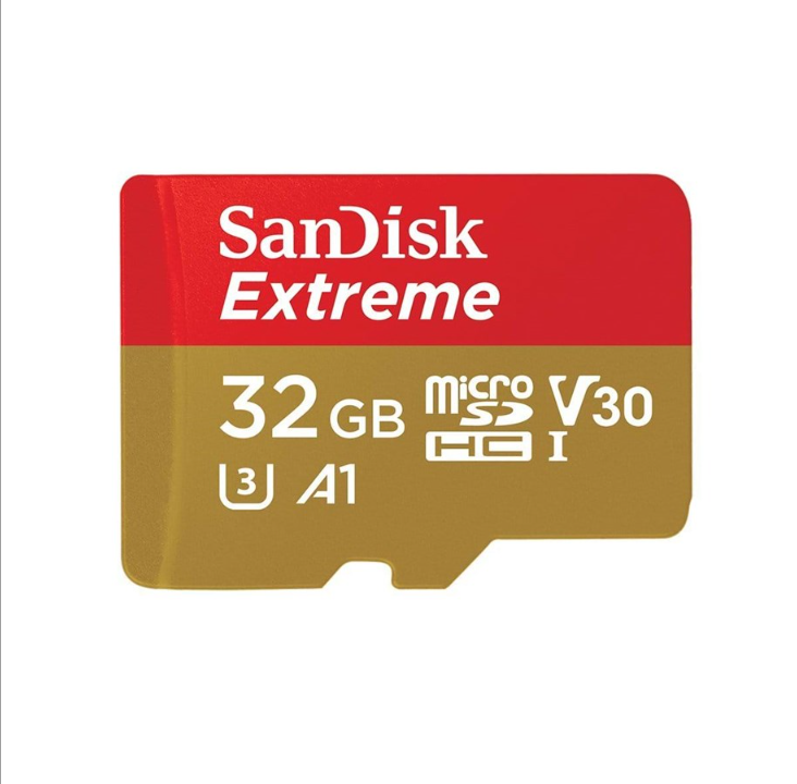 SanDisk Extreme MicroSD/SD - 100MB/s - 32GB