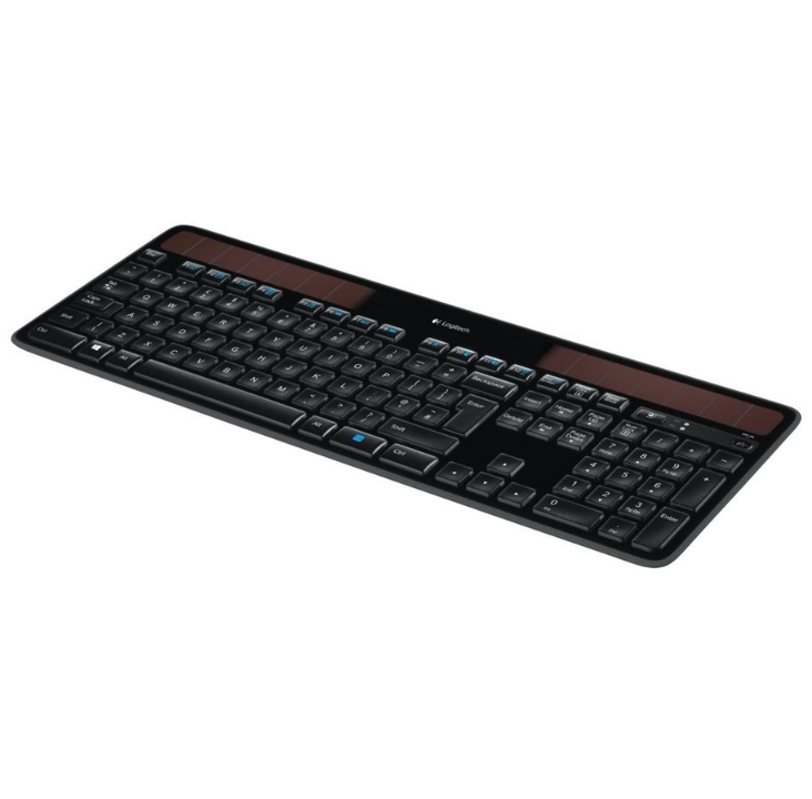 Logitech K750 Wireless Solar KB BK - ES - Keyboard - Spanish - Black