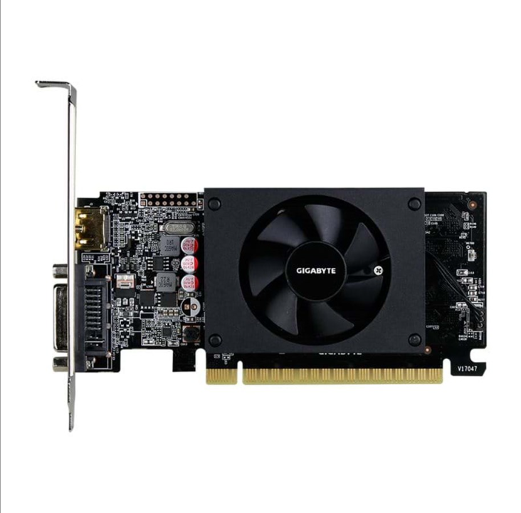 GIGABYTE GeForce GT 710 Low Profile - 2GB GDDR5 RAM - 显卡