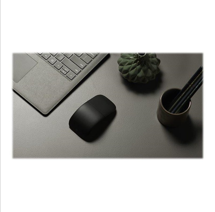 Microsoft Surface Arc Mouse Bluetooth Black - Mouse - Optic - 2 buttons - Black