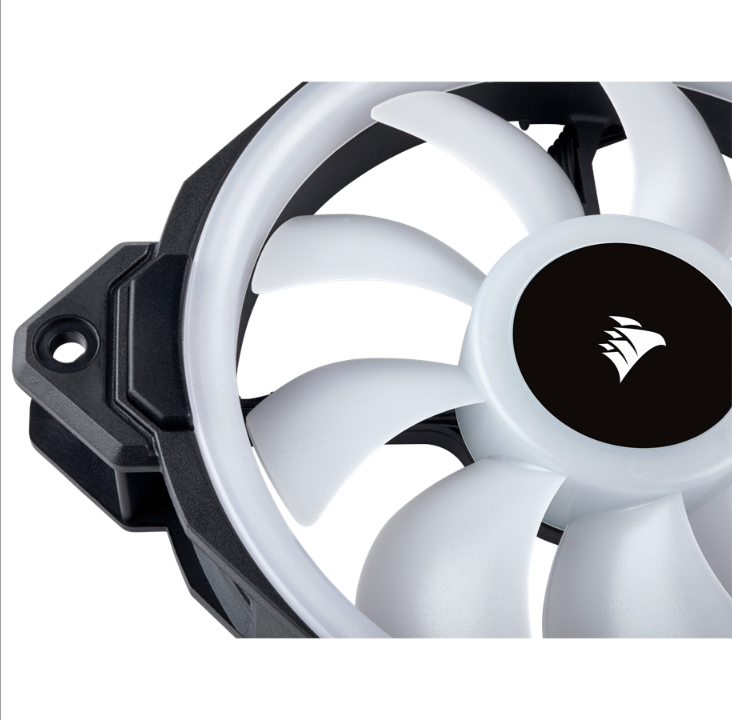 Corsair LL120 RGB Dual Light - Chassis fan - 120mm - Black with RGB LED - 24 dBA