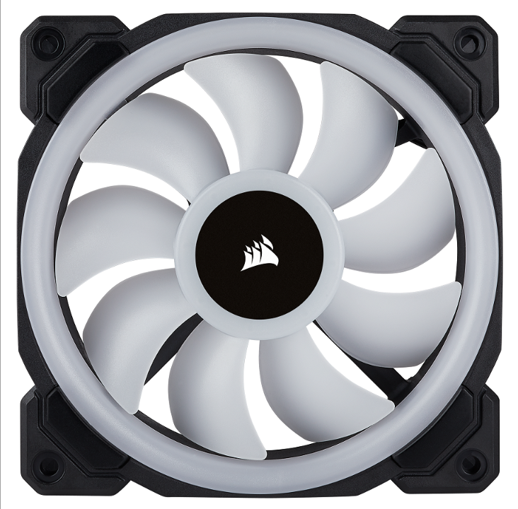 Corsair LL120 RGB Dual Light 3-pack + Node PRO - Chassis fan - 120mm - Black with RGB LED - 24 dBA