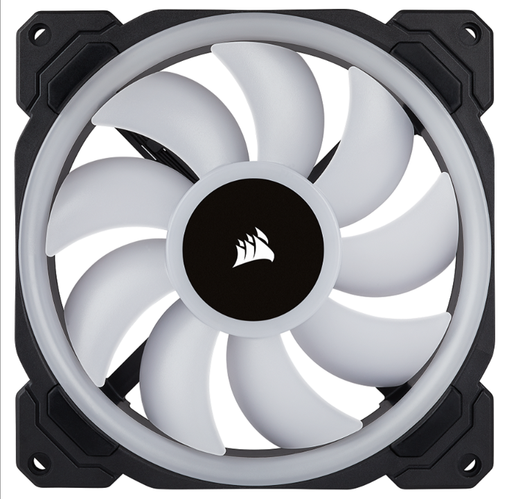 Corsair LL140 RGB Dual Light 2-pack + Node PRO - Chassis fan - 140mm - Black with RGB LED - 25 dBA