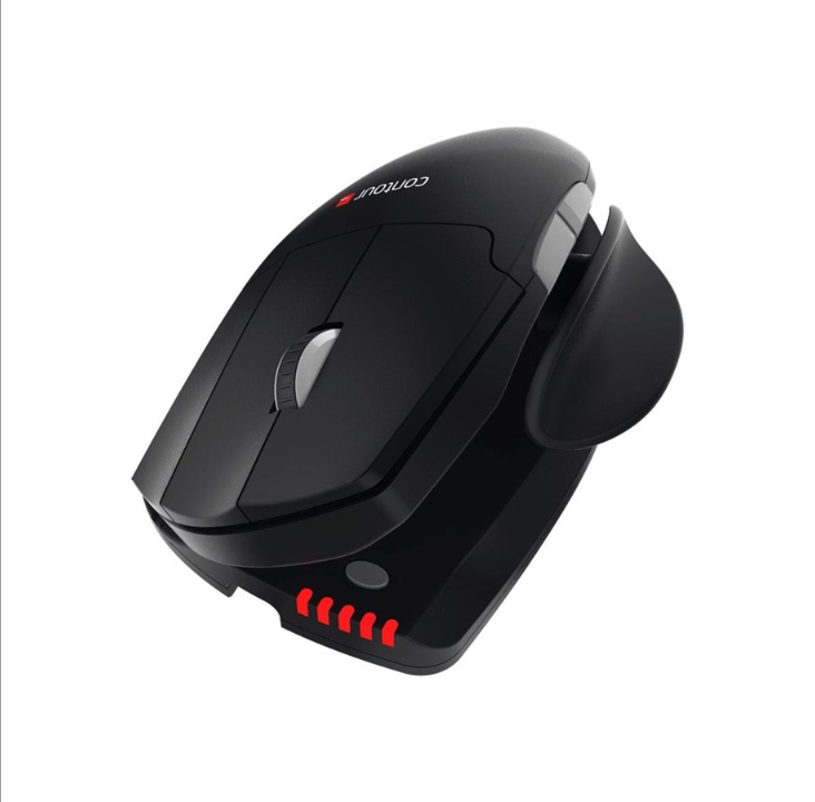 Contour UniMouse - Ergonomic mouse - Optic - 7 buttons - Red