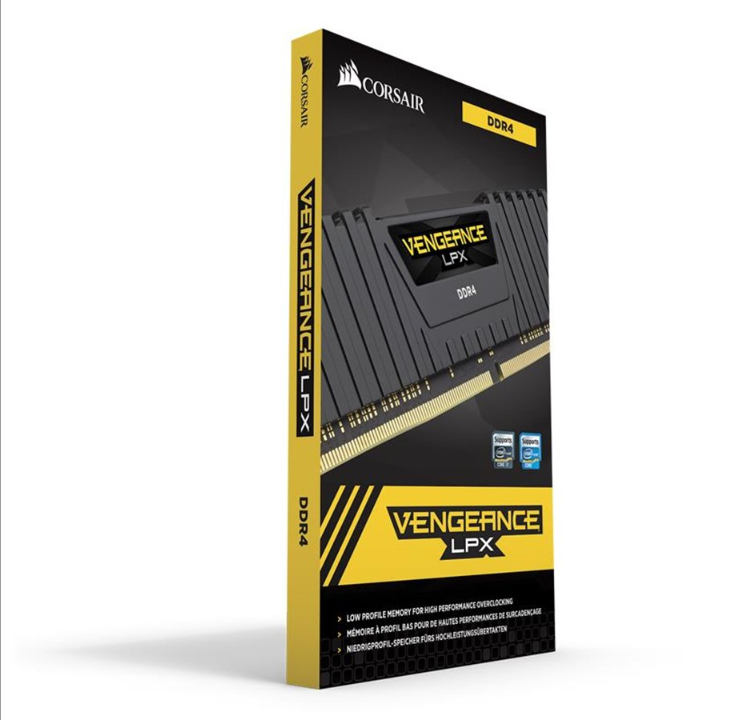 Corsair Vengeance LPX DDR4-3200 - 16GB - CL16 - Dual Channel (2 pcs) - AMD Optimized - Black