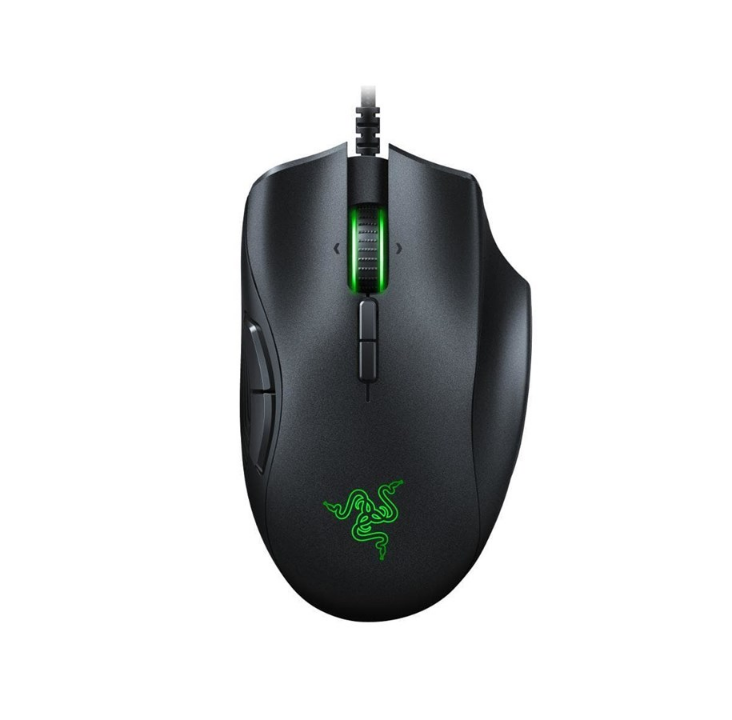 Razer Naga Trinity - Gaming mouse - Laser - 17 buttons - Black with green light