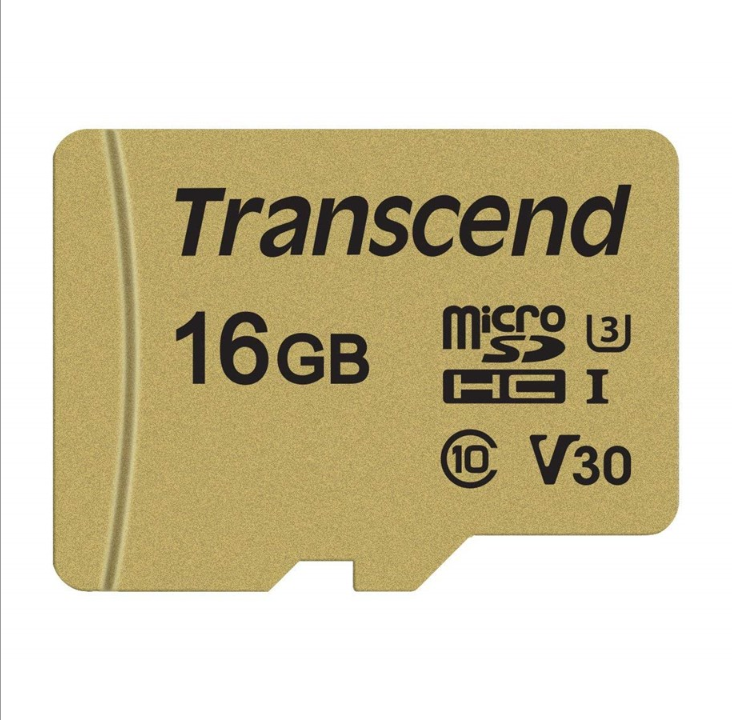 Transcend 500S microSDHC UHS-3 - 16GB