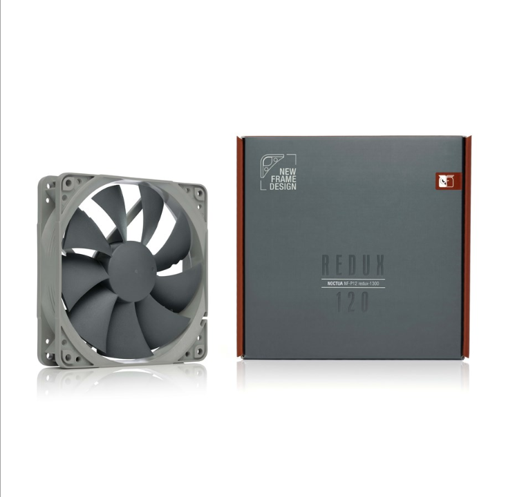 Noctua NF-P12 redux-1300 - Chassis fan - 120mm - Black - 20 dBA