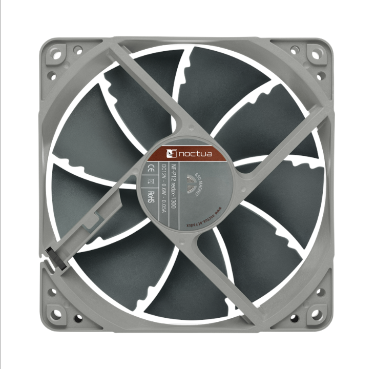 Noctua NF-P12 redux-1300 - Chassis fan - 120mm - Black - 20 dBA