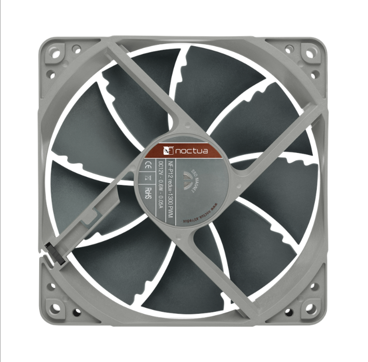 Noctua NF-P12 redux-1300 PWM - Chassis fan - 120mm - Black - 20 dBA