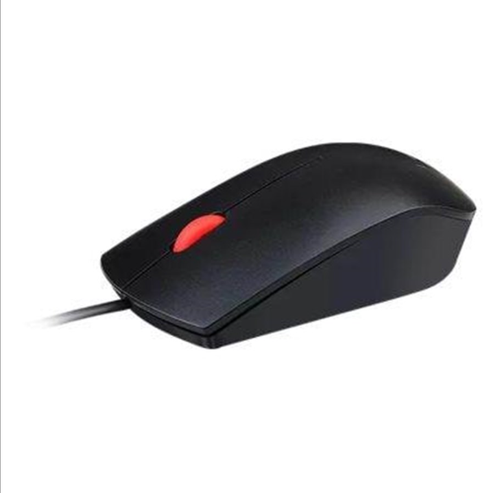 Lenovo Essential - mouse - USB - black - Mouse - Optic - 3 buttons - Black