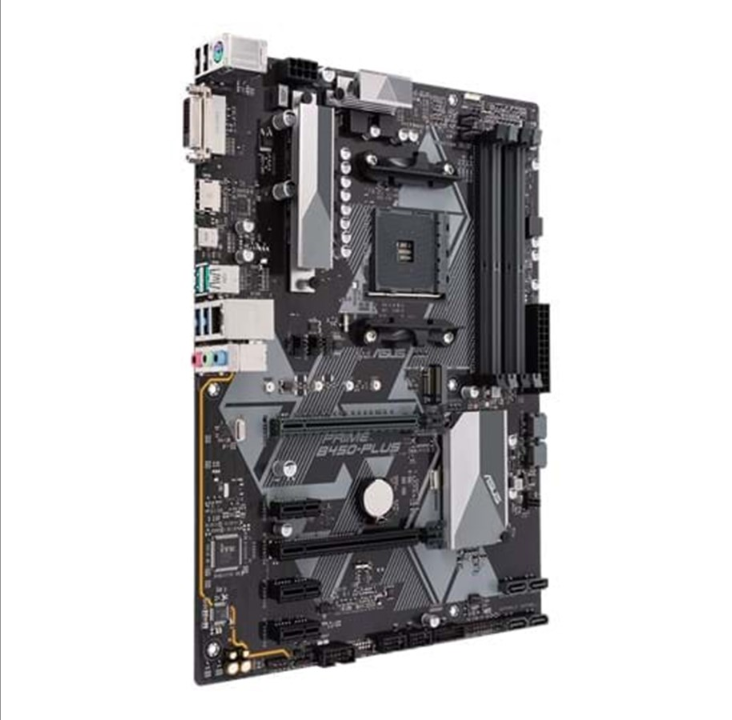 ASUS PRIME B450-PLUS Motherboard - AMD B450 - AMD AM4 socket - DDR4 RAM - ATX