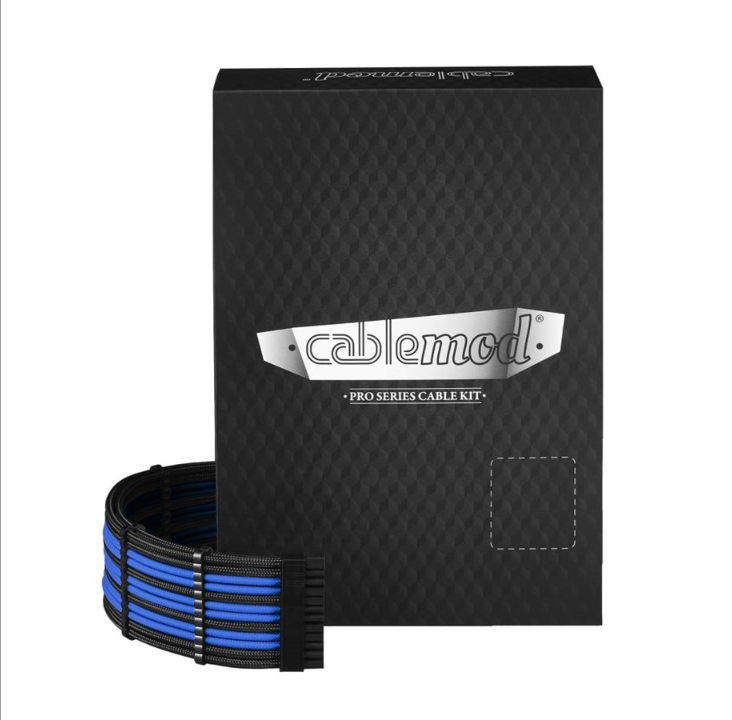 CableMod PRO ModMesh C 系列 RMi/RMx 电缆套件 - 黑色/蓝色