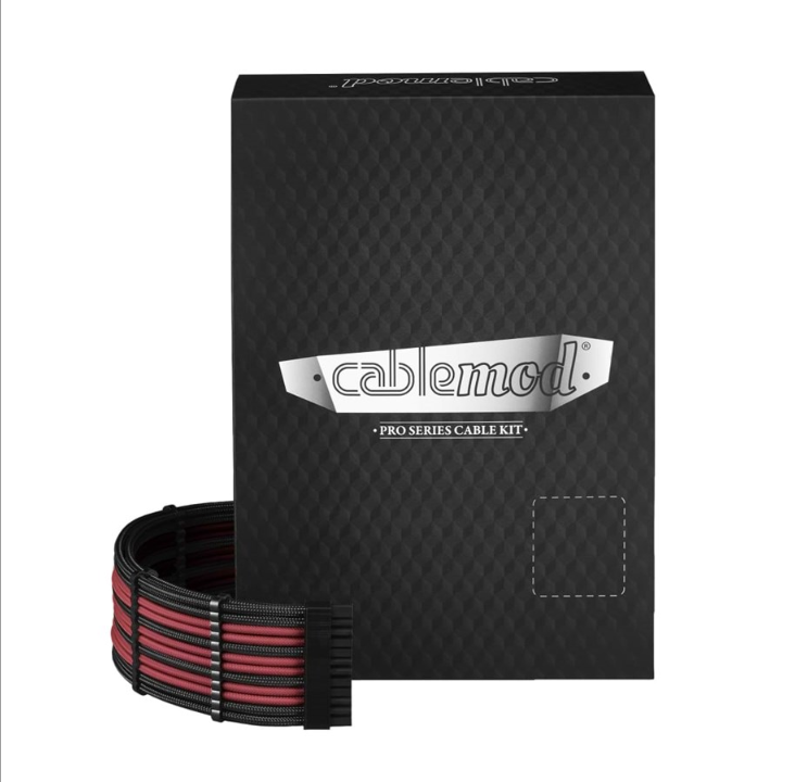 CableMod PRO ModMesh C-Series RMi/RMx Cable Kit - Black/Blood Red