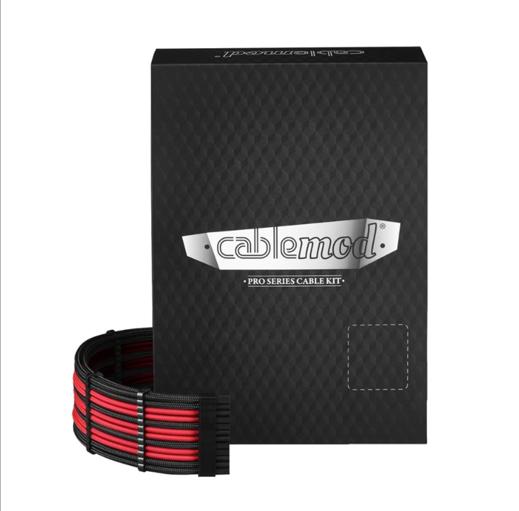 CableMod PRO ModMesh C-Series RMi/RMx Cable Kit - Black/Red