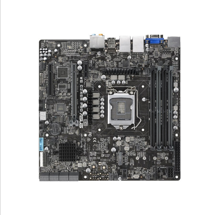 اللوحة الأم ASUS WS C246M PRO - Intel C246 - مقبس Intel LGA1151 - ذاكرة الوصول العشوائي DDR4 - Micro-ATX