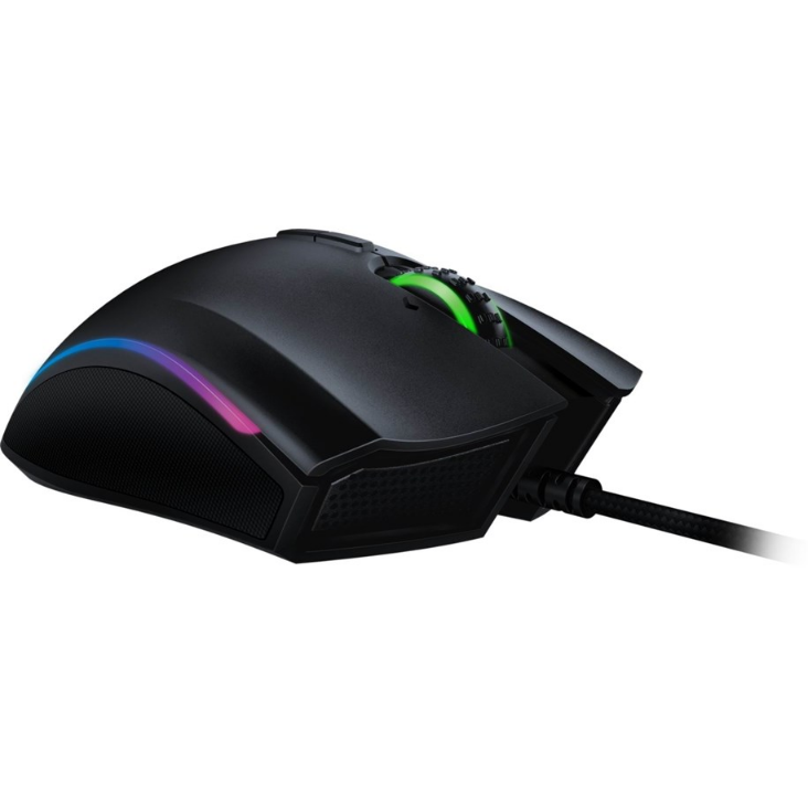 Razer Mamba Elite - Gaming mouse - Laser - 9 buttons - Black with RGB light