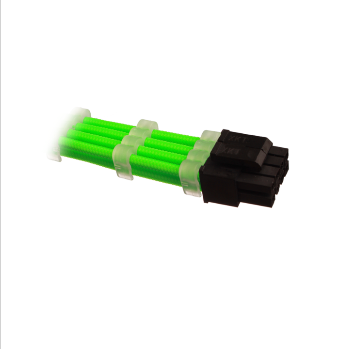 DUTZO Sleeved Power Extension Cable Kit - Green