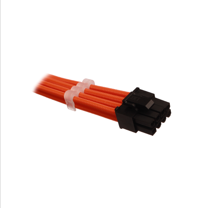 DUTZO Sleeved Power Extension Cable Kit - Orange