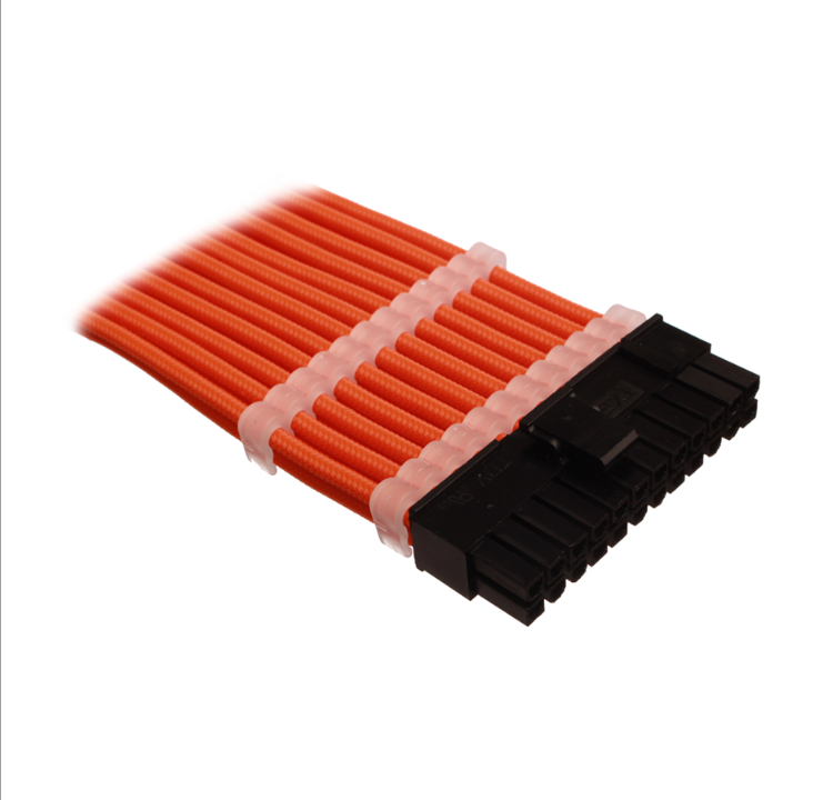 DUTZO Sleeved Power Extension Cable Kit - Orange