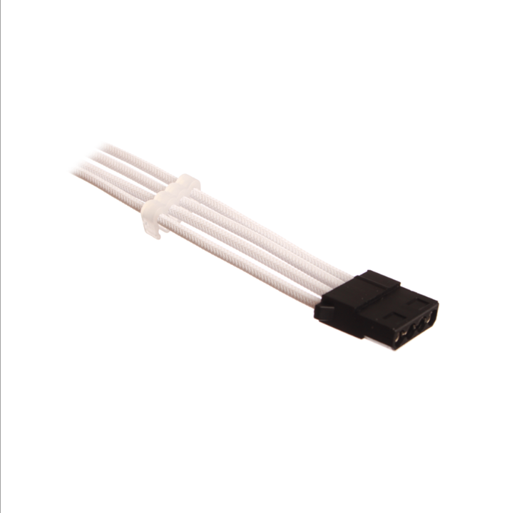 DUTZO Sleeved 4-pin Molex Cable - White