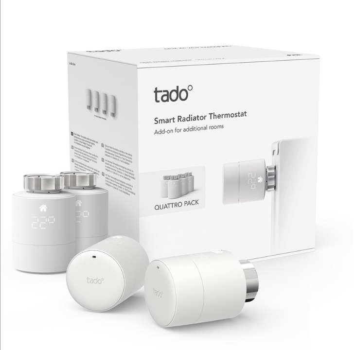 tado Smart Radiator Thermostat Quattro Pack