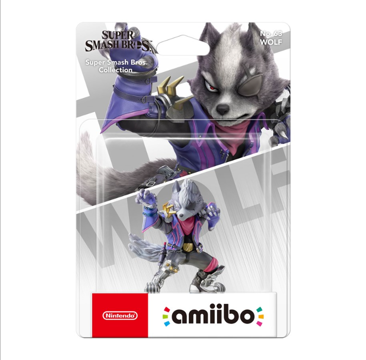 Nintendo Amiibo Wolf no. 63 (Super Smash Bros. Collection) - Accessories for game console - Nintendo Switch