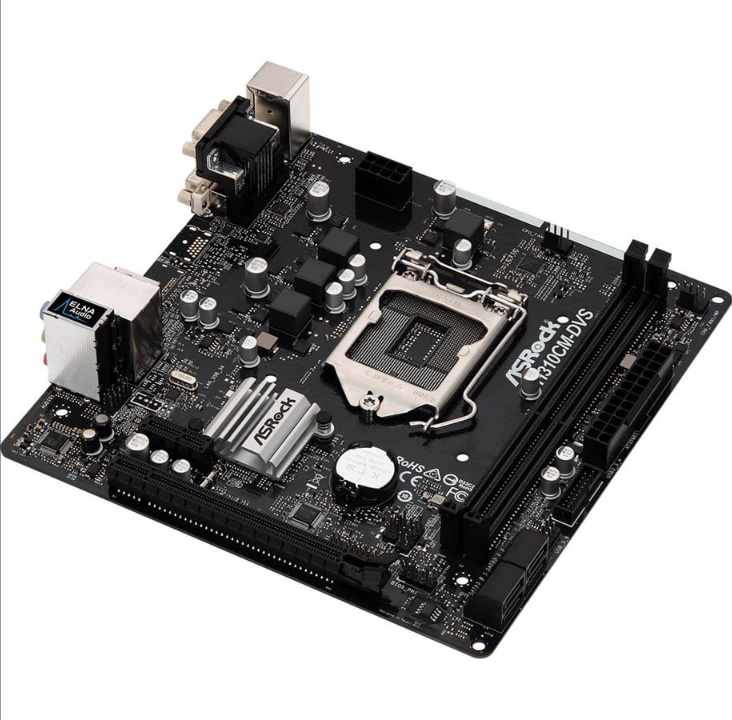 ASRock H310CM-DVS Motherboard - Intel H310 - Intel LGA1151 socket - DDR4 RAM - Micro-ATX