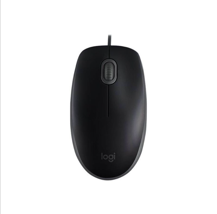 Logitech B110 Silent - mouse - Black - USB - Mouse - Optic - 3 buttons - Black