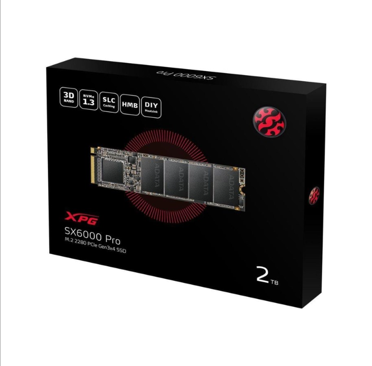 A-Data XPG SX6000 Pro SSD - 512 جيجا بايت - PCI-E 3.0 - M.2 2280