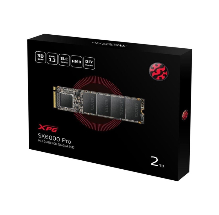 威刚 XPG SX6000 Pro 固态硬盘 - 1TB - PCI-E 3.0 - M.2 2280