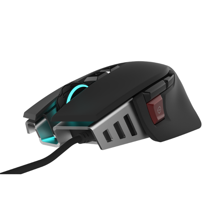 Corsair M65 Pro ELITE RGB - 黑色 - 游戏鼠标 - 光学 - 8 个按钮 - 黑色带 RGB 灯