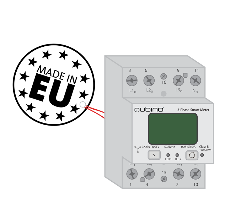 Qubino 3-Phase Smart Meter