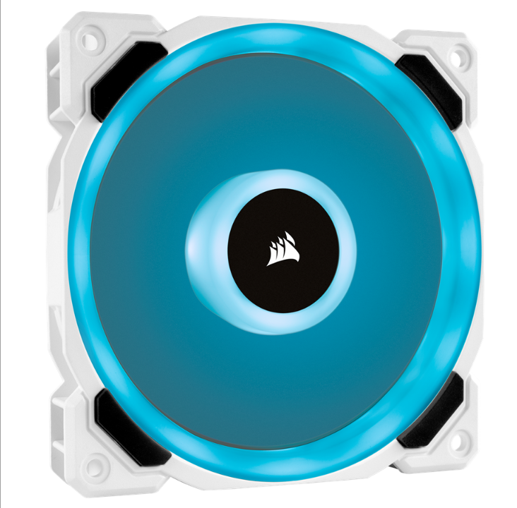 Corsair LL120 RGB Dual Light White - Chassis fan - 120mm - White with RGB light - 36 dBA