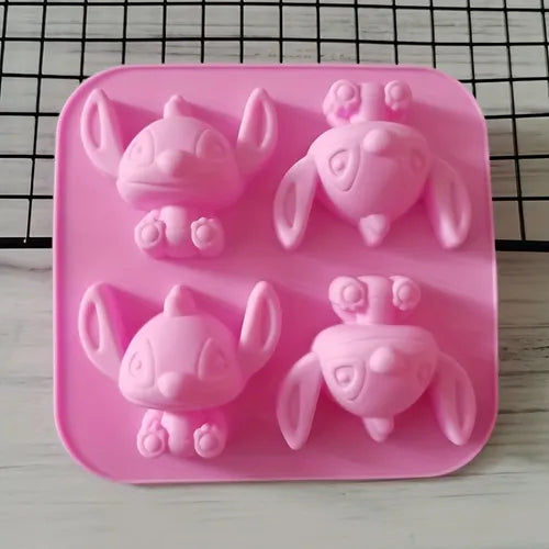 1pc Silicone Cake & Chocolate Mold Soap Mold Cartoon Chocolate Mold Ice Tray Pastry Mousse Mold