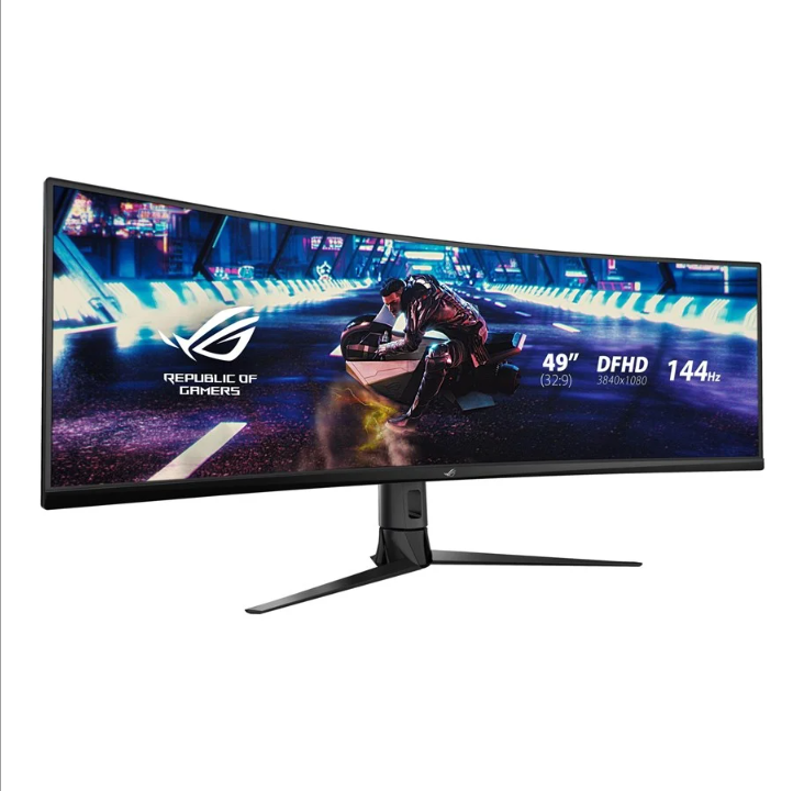 49" ASUS ROG Strix XG49VQ - 3840x1080 - 144Hz - VA - USB 3.2 HUB - Curved - 4 ms - Screen