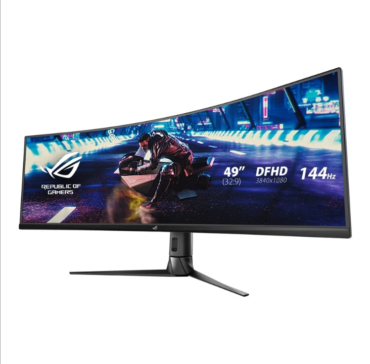 49" ASUS ROG Strix XG49VQ - 3840x1080 - 144Hz - VA - USB 3.2 HUB - Curved - 4 ms - Screen