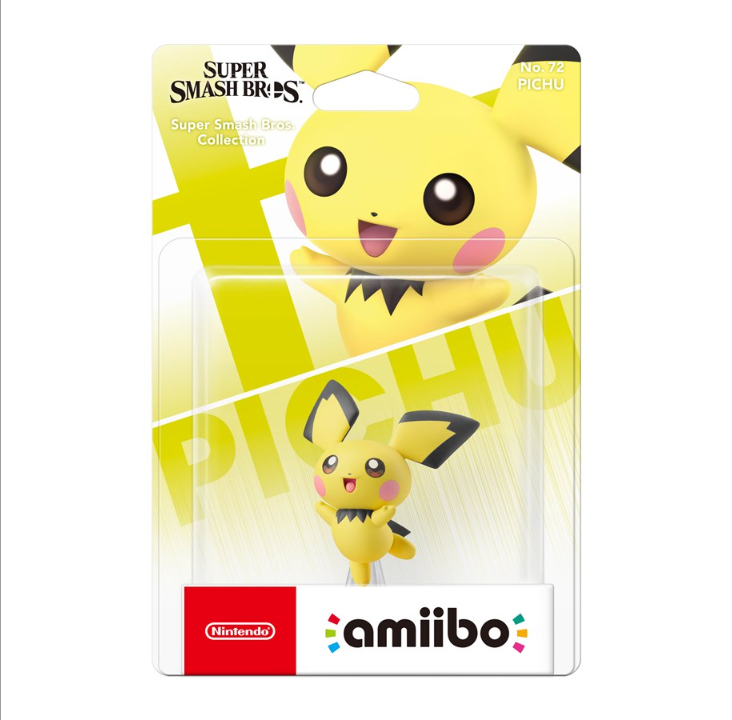 Nintendo Amiibo Pichu no. 72 (Super Smash Bros. Collection) - Accessories for game console - Nintendo Switch