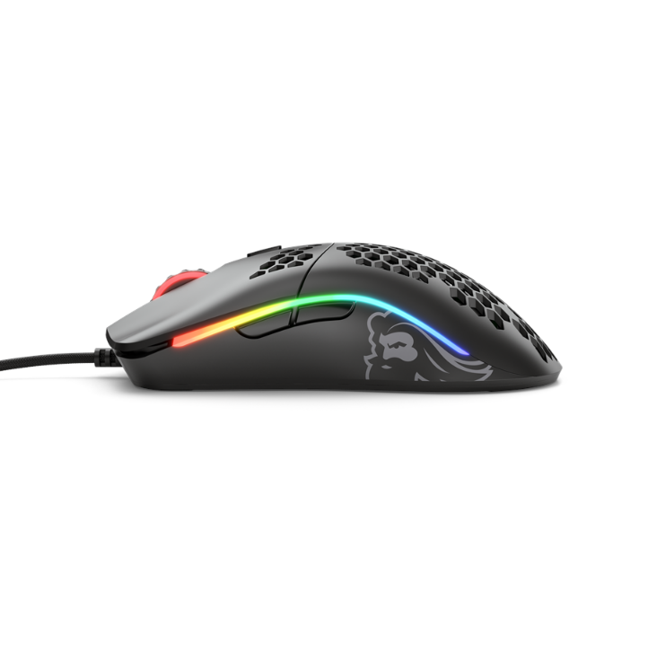 Glorious Model O - Matte Black - Gaming mouse - Optic - 6 buttons - Black with RGB light