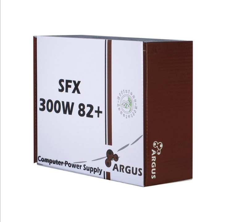 Inter-Tech Argus SFX-300W 82+ power supply - 300 Watt - 80 mm - 80 Plus White certificate (up to 80% efficiency)