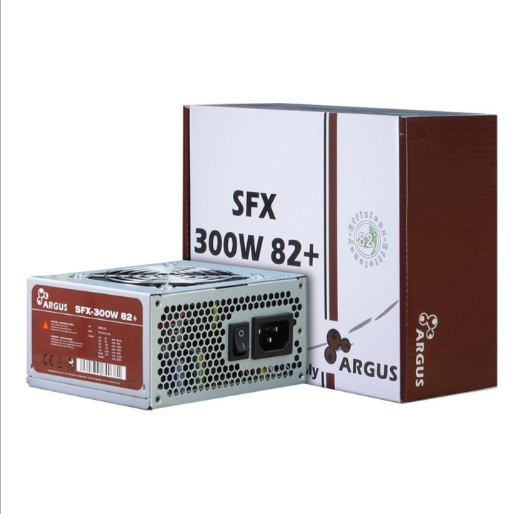 Inter-Tech Argus SFX-300W 82+ power supply - 300 Watt - 80 mm - 80 Plus White certificate (up to 80% efficiency)