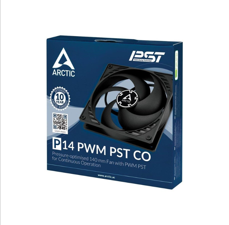 Arctic P14 PWM PST CO - Chassis fan - 140mm - Black - 23 dBA