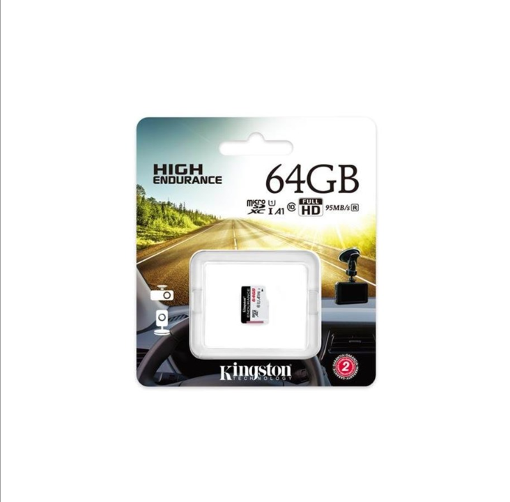 Kingston High Endurance microSD - 95MB/s - 64GB