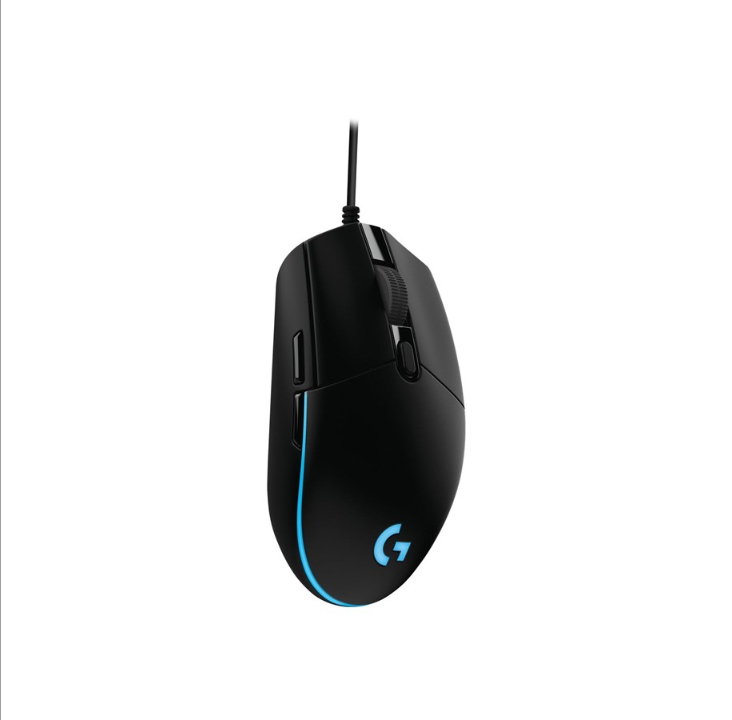 Logitech G PRO HERO - 游戏鼠标 - 光学 - 6 个按钮 - 黑色带 RGB 灯